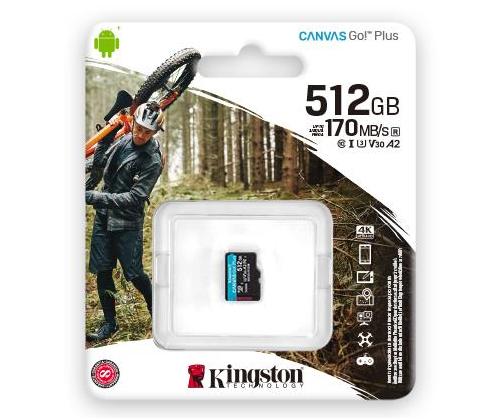 MEMORY MICRO SDXC 512GB UHS-I/SDCG3/512GBSP KINGSTON