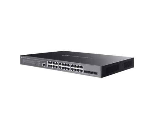Kytkin TP-LINK Omada SG3428XMPP Rack 24x10Base-T / 100Base-TX / 1000Base-T 4xSFP+ 1xKonsoli 1 PoE...