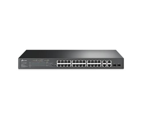 Kytkin TP-LINK SL2428P Rack PoE+ portit 24 250 wattia SL2428P SL2428P