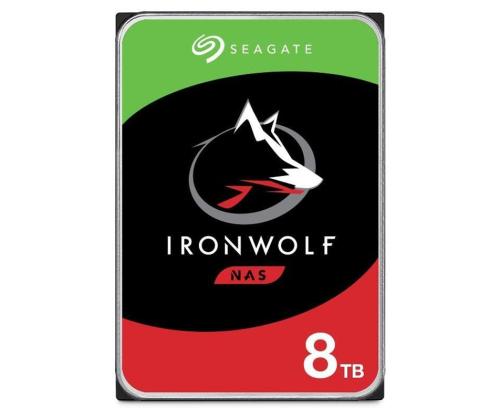 Kiintolevy SEAGATE IronWolf 8TB SATA 3.0 256 MB 7200 rpm Levyt/pää 5/10 3.5" ST8000VN004