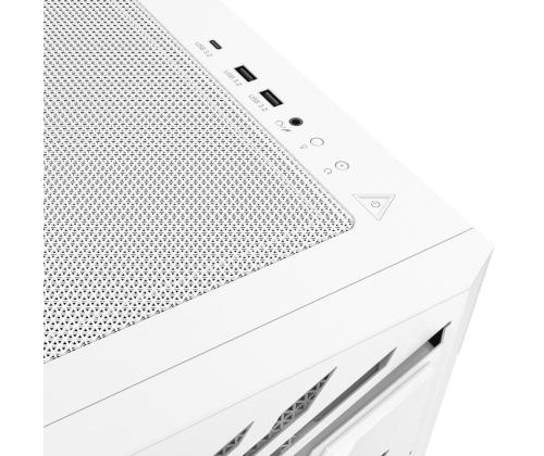 Kotelo ADATA STARKER AIR BTF MidiTower ATX EATX MicroATX MiniITX Väri Valkoinen STARKERAIRBTFMTA-WHCWWW