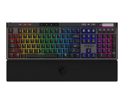 NÄPPÄIMISTÖ GAMING BLACK US/STRIKE PRO W SILENT US MSI MSI