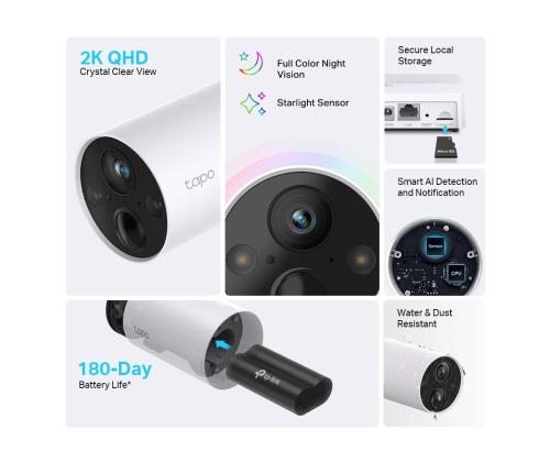 WRL-KAMERA SMART H.264/TAPO C420S2 TP-LINKKI