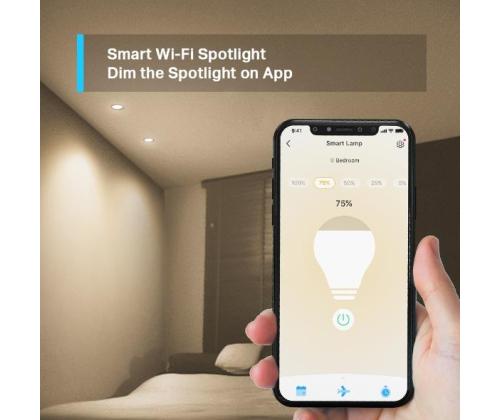 Älykäs hehkulamppu TP-LINK Virrankulutus 2,9 wattia Valovirta 350 lumenia 2700 K Sädekulma 40...