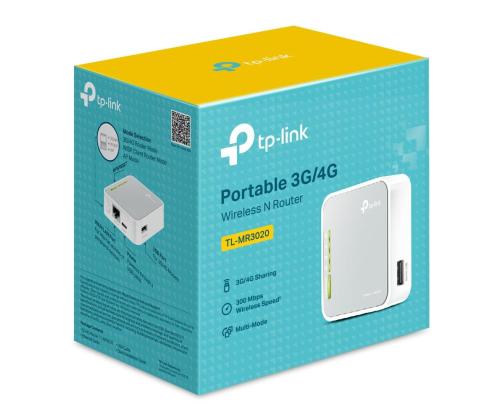 WRL 3G/4G REITITIN 150MBPS/KANNETTAVA TL-MR3020 TP-LINK