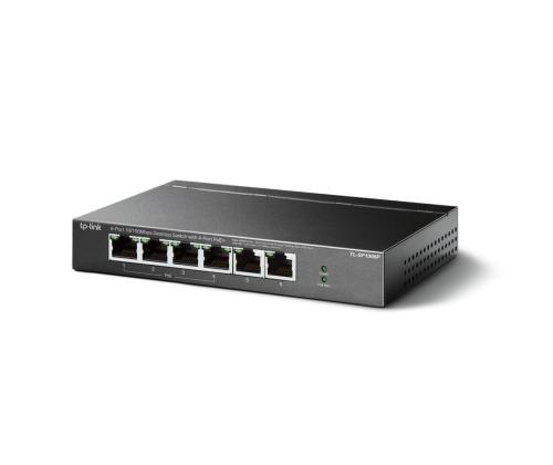 Kytkin TP-LINK TL-SF1006P Työpöytä/jalusta 6x10Base-T/100Base-TX PoE+ portit 4 TL-SF1006P