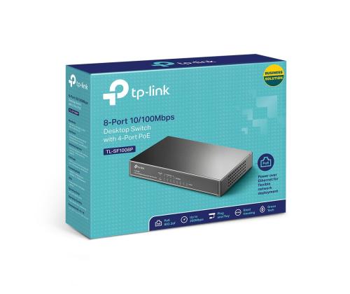 Kytkin TP-LINK 8x10Base-T / 100Base-TX TL-SF1008P TL-SF1008P