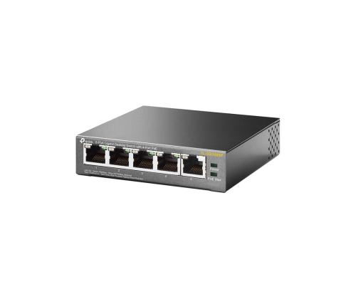 Kytkin TP-LINK Työpöytä/jalusta 5x10Base-T / 100Base-TX / 1000Base-T PoE portit 4 TL-SG1005P