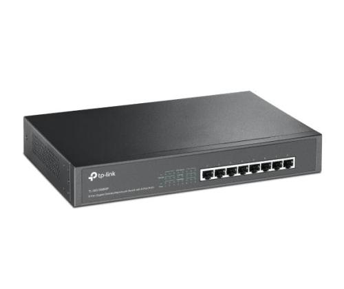 Kytkin TP-LINK Työpöytä/jalusta Rack PoE+ portit 8 TL-SG1008MP