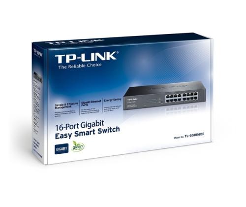 Kytkin TP-LINK 16x10Base-T / 100Base-TX / 1000Base-T TL-SG1016EN TL-SG1016EN