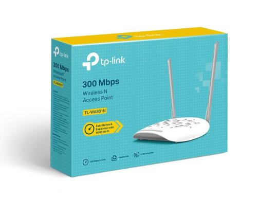 Tukiasema TP-LINK 300 Mbps 1x10Base-T / 100Base-TX Antennien määrä 2 TL-WA801N