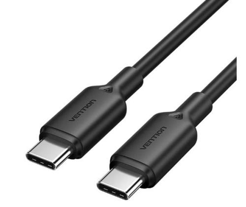 KAAPELI USB-C USB-C/2M MUSTA TRCBH VENTION