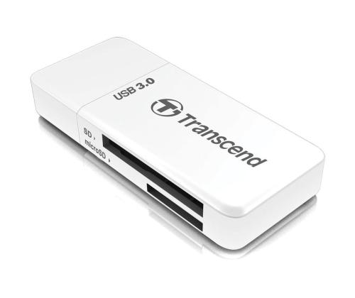 MUISTINLUKUJA FLASH USB3.1/VALKOINEN TS-RDF5W TRANSCEND