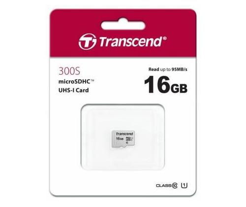 MUISTI MICRO SDHC 16GB UHS-I/CLASS10 TS16GUSD300S TRANSCEND
