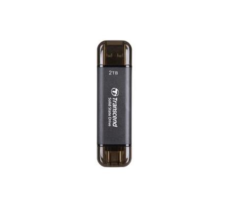 Ulkoinen kiintolevy SSD TRANSCEND ESD310C 2TB USB-C USB 3D NAND Kirjoitusnopeus 950 Mt/s Lukunopeus 1050...