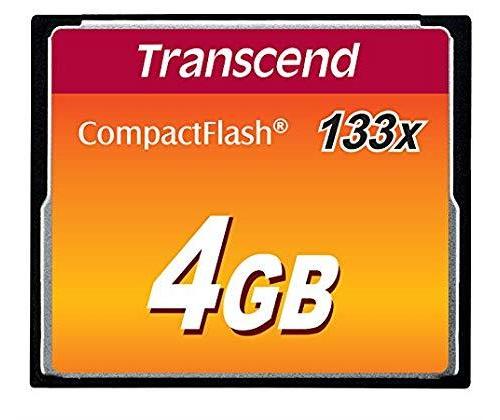 MUISTI COMPACT FLASH 4GB/SLC TS4GCF133 TRANSCEND