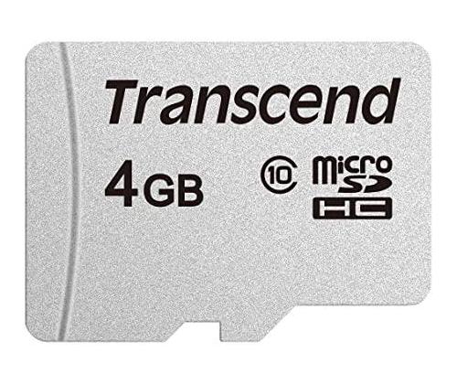 MUISTI MICRO SDHC 4GB/CLASS10 TS4GUSD300S TRANSCEND