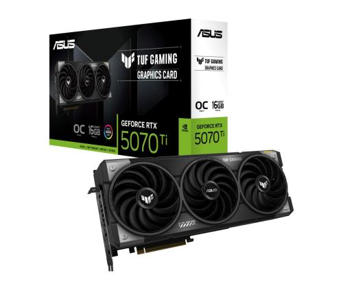 Näytönohjain ASUS NVIDIA NVIDIA GeForce RTX 5070 Ti 16 GB GDDR7 256 bit PCIE 5.0 16x Triple slot;