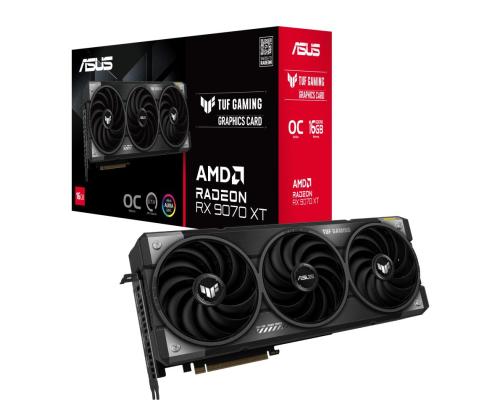 Näytönohjain ASUS AMD Radeon RX 9070 XT 16 GB GDDR6 256 bit PCIE 5.0 16x Kolminkertainen korttipaikka Fanink...
