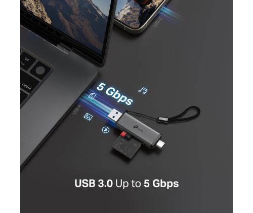 MUISTINLUKIJA USB-C SD&MICROSD/UA430D TP-LINKKI