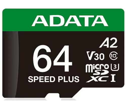 MUISTI MICRO SDXC 64GB UHS-I/UD64GUI3V30A2SP-RA1 ADATA