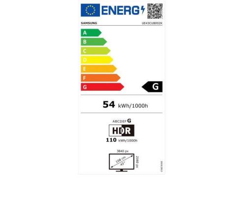 LCD-televisio 43" 4K/UE43DU8572UXXH SAMSUNG SAMSUNG
