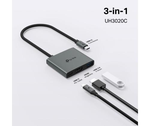 I/O-KESKITIN USB-C 3PORT/UH3020C TP-LINK
