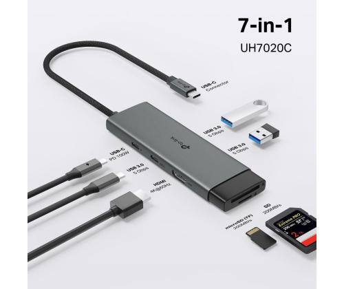 I/O-KESKITIN USB-C 7PORT/UH7020C TP-LINKK