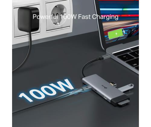 I/O-KESKITIN USB-C 7PORT/UH7020C TP-LINKK