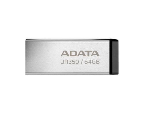 MUISTITIKKU FLASH USB3.2 64GB/MUSTA UR350-64G-RSR/BK ADATA