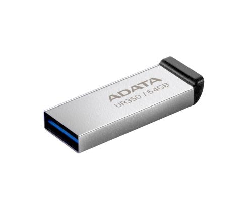 MUISTITIKKU FLASH USB3.2 64GB/MUSTA UR350-64G-RSR/BK ADATA