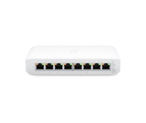 Kytkin UBIQUITI Lite 8 PoE Type L2 Desktop/jalusta 8x10Base-T / 100Base-TX / 1000Base-T PoE+&hellip. kytkin;
