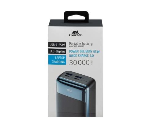 VIRTALÄHDE USB 30000MAH/VA1080 RIVAKOTELO