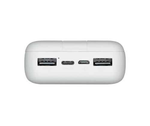POWER BANK USB 20000MAH/VA2081 VALKOINEN RIVACASE