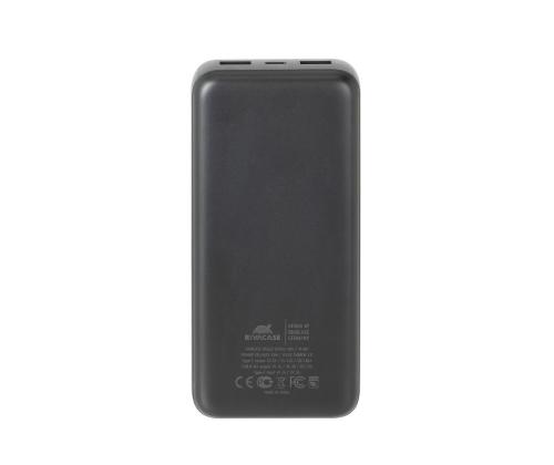 VIRTALÄHDE USB 20000MAH/VA2521 RIVACASE
