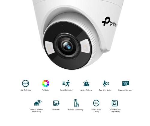 Venttiilikamera TURRET H.264 4MP VIGI C440(2.8MM) TP-LINK