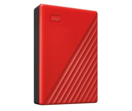 Ulkoinen kiintolevy WESTERN DIGITAL My Passport 6TB USB 2.0 USB 3.2 punainen WDBR9S0060BRD-WESN