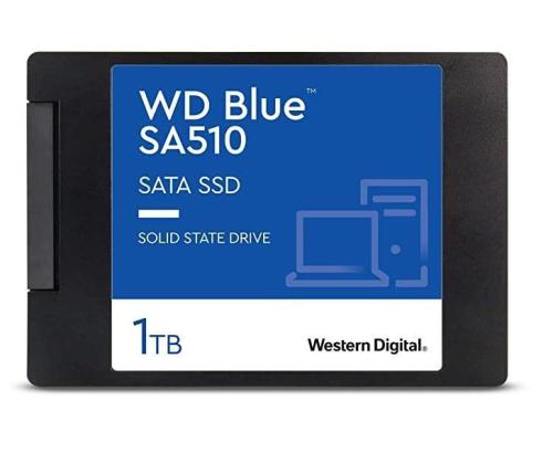 SSD WESTERN DIGITAL Blue SA510 1TB SATA 3.0 Kirjoitusnopeus 510 Mt/s Lukunopeus 560 Mt/s...