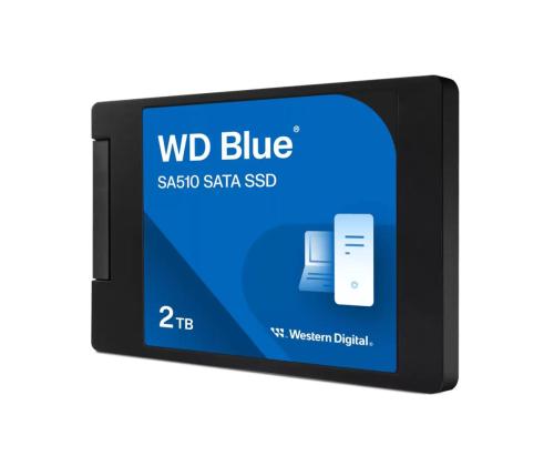 SSD WESTERN DIGITAL Blue SA510 2TB SATA 3.0 Kirjoitusnopeus 520 Mt/s Lukunopeus 560 Mt/s...