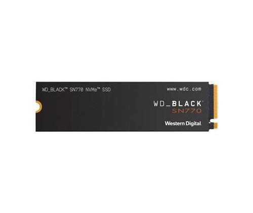 SSD WESTERN DIGITAL Black SN770 250GB M.2 PCIe Gen4 NVMe Kirjoitusnopeus 2000 Mt/s Lukunopeus...