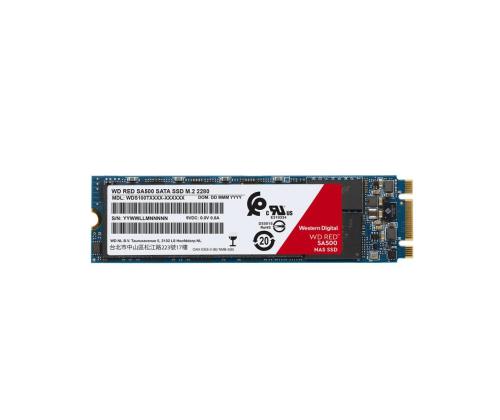 SSD WESTERN DIGITAL Red SA500 500GB M.2 SATA 3.0 Kirjoitusnopeus 530 Mt/s Lukunopeus 560 Mt...