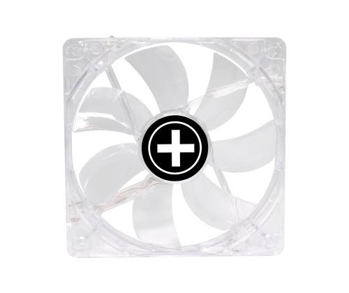 CASE FAN 120MM TRANSP 3PIN+4P/PUNAINEN 12V XF046 XILENCE