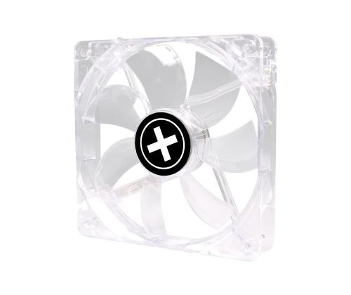 CASE FAN 120MM TRANSP 3PIN+4P/PUNAINEN 12V XF046 XILENCE