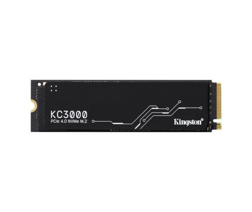 Kiintolevyasema SSD KINGSTON KC3000 4TB M.2 PCIE NVMe 3D TLC Kirjoitusnopeus 7000 Mt sekunnissa Lukunopeus 7000 Mt...