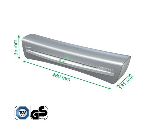 Laminointikone A4 Leitz iLAM Home Office A3 Grey