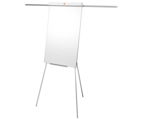 NOBO Impression Pro -valkotaulu kolmella jalalla 67x1100mm lisäkiskoilla