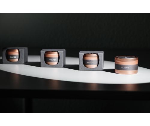 Tuoksukynttilä CF Inspire 30h kultaisessa kupissa