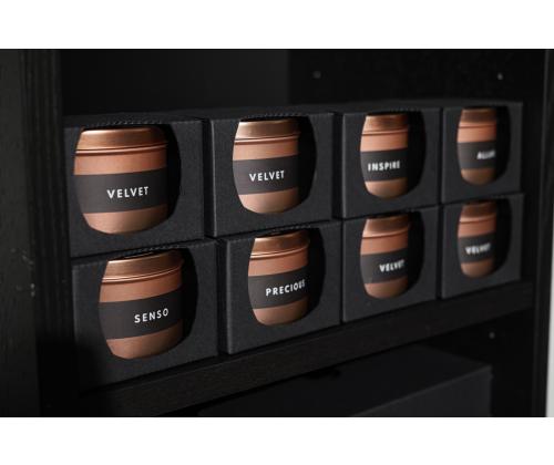 Tuoksukynttilä CF Niche 30h kultaisessa kupissa