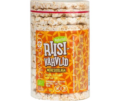 LOUDUSVÄGI Luomuriisivohvelit merisuolalla 100g