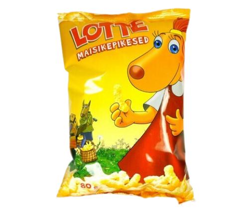 LOTTE Lasitetut maissitikut 130g